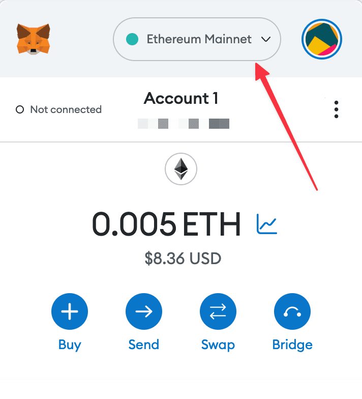 MetaMask Add Network 1